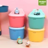 Storage bucket, children's toys, baby building blocks, storage stool, cartoon baby snacks, toy storage box, shoe-changing stool, can be sat on Specification image